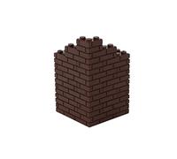 Steinchenshop 215 mattoncini da costruzione in muratura Masonry Brick marrone (Reddish Brown)