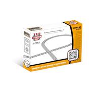 Steinchenshop City - Set di binari per costruire curve morbide e dritte, compatibili con il leader di mercato (circolo ferroviario M)