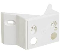 Steinel EWH 02 Staffa angolare a parete, adatto per H 150, HS 150, HS-FE 150, montaggio rapido con viti, per angoli esterni, bianco