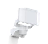 Steinel Faretto da Esterno LED XLED PRO Expanse S bianco, sensore di movimento 240°/12 m, pannello LED orientabile, 14,3 W, 3000 K, IP54