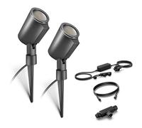 Steinel Faretto Garden C 24V Kit di illuminazione da giardino, incl. 2 faretti da giardino con picchetto e accessori, RGBWW, 16 milioni di colori, controllo tramite app, IP65