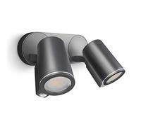 Steinel - Faretto Spot Duo S 90° con sensore di movimento, lampadina LED GU10 i