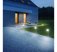 STEINEL GL 80 SC Lampione da percorso con sensore, argento Steinel