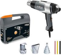 Steinel HG 2320 E set di valigette Pistola ad aria calda, incl. 3 ugelli e tubo termoretraibile, pistola ad aria calda, 650°C