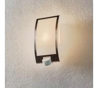 STEINEL 009816 - Lampada da parete, E27, argento, IP44