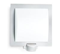 STEINEL 566814 - Lampada da parete, E27, argento, IP44