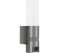 Steinel Lampada da esterno a LED L 625 CAM SC con telecamera di sorveglianza 2K, citofono, rilevatore di movimento, Wi-Fi 6 dual band, vetro opalino, alluminio, antracite