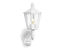 Steinel Lampada da esterno L 15 bianco - Lanterna da parete con sensore di movim