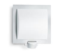 Steinel Lampada da esterno L 20 argento, lampada da parete con rilevatore di mov