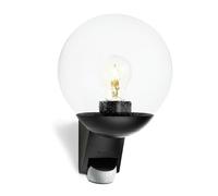 STEINEL 005535 - Luce da parete, rotonda, nera, E27