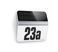 STEINEL 007140 - Luce solare a LED, luce numero civico, argento, IP44, XSOLAR LH-