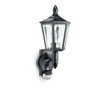 STEINEL 617813 - Luce da parete, nera, E27