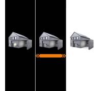 STEINEL 550516 - Steinel, interruttore crepuscolare NightMatic 3000, nero