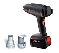 Steinel Pistola ad aria calda senza fili MH 1, inclusa batteria Bosch PFA 4.0 Ah 18V, pistola termica senza fili, 2 livelli di temperatura 300°C/450°C