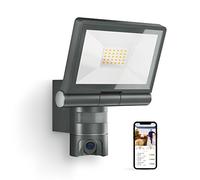 Steinel Proiettore a LED per esterni con telecamera di sorveglianza XLED CAM 1 SC, citofono, rilevatore di movimento a infrarossi 180°, 21 W, antracite