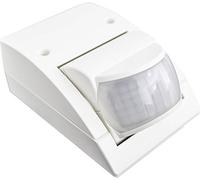 Steinel Rilevatore di movimento a infrarossi IS 2160 bianco, sensore orientabile a 160°, max. 12 m, sensore crepuscolare, IP54, max. 600 W