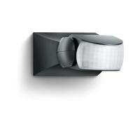 Steinel Sensore movimento IS 1 Basic, sensore 120°, portata 10 m, per interni ed esterni, IP54, montaggio a vista su parete e soffitto, nero