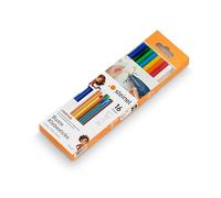 STEINEL 084646 - Stick di colla a colori 85°C Ø 7 mm, 16 pezzi, 96 g 16 pezzi, 96