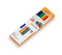 STEINEL 006969 - Stick di colla a caldo, Ø 7 mm, colorata, 16 pezzi
