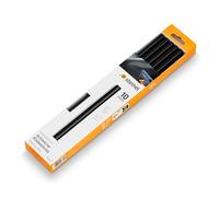 Steinel Stick di colla nera con diametro di 11mm, cartucce di colla a caldo lunghe 250 mm, collante universale nero per materiali scuri, confezione da 250 g, 10 pezzi, 006792