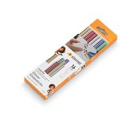 Steinel Sticks 85°C Glitter, Stick Multicolore da 7 mm, cartucce di Colla a Caldo da 16 Pezzi, per Pistola incollatrice GlueMatic 1007-LT, Colorato