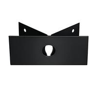 Steinel Supporto a Parete Angolare EWH 03 Nero Acciaio Inox Adattatore per Angoli Esterni per Apparecchio da Esterno L 400 S