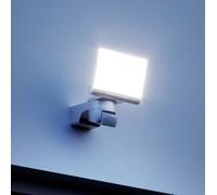 STEINEL 033057 - Faro LED, 14 W, 1484 lm, 3000 K, argento, IP44