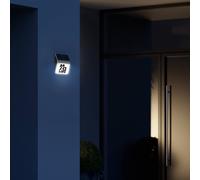 STEINEL XSolar LH-N Lampada LED per numeri civici, acciaio inox Steinel