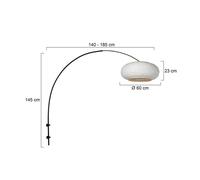 Steinhauer Applique Sparkled Light 4619ZW, nero/lino bianco Steinhauer