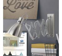 Steinhauer Lampada a forbice Spring, argento/cromo Steinhauer