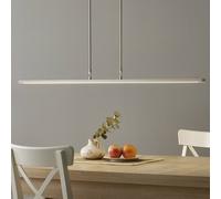 Steinhauer Lampada LED a sospensione Zelena, acciaio, lunghezza 122 cm, metallo, CCT Steinhauer