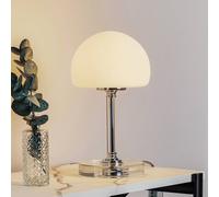 Steinhauer Lampada LED da tavolo Ancilla, cromata, 30 cm, dimmer a gradini, G9-LED Steinhauer