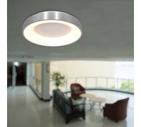 Steinhauer Plafoniera LED Ringlede 2.700 K Ø 30 cm, argento Steinhauer