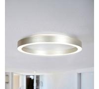 Steinhauer Plafoniera LED Ringlux, grigio acciaio, Ø 40 cm, metallo, 2.700 K Steinhauer