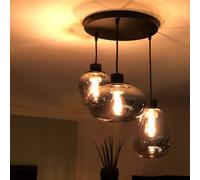Steinhauer Reflexion lampada a sospensione, a 3 luci Ø 40 cm Steinhauer