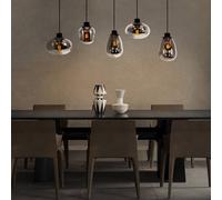 Steinhauer Reflexion lampada a sospensione, a 5 luci 100x30cm Steinhauer