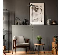 Steinhauer Zenith Lampada a LED da lettura, CCT, metallo, nero Steinhauer