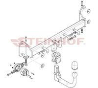 Gancio di traino estraibile per BMW X4 G02 / Coupe 2018- + kit el. 7-poli spec