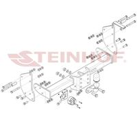 Steinhof Gancio di traino F-307 fisso per Ford Transit F Cassone