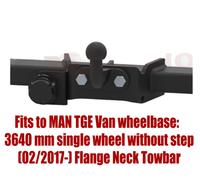 Steinhof Flangia Gancio Di Traino Per MAN TGE Van (2017-) 7 Pin Kit Relay - V036