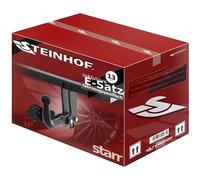 STEINHOF Gancio di traino fisso compatibile con Nissan Qashqai J10 12.2007-01.2014 + kit elettrico 13-poli specifico