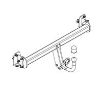 Gancio di traino fisso per Mercedes-Benz EQC N293 2020- + kit el. 7-poli spec