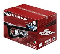 STEINHOF Nuovo gancio di traino estraibile orizzontale compatibile con Ford Transit Courier 2014-2020 con 13-poli kit elettrico universale