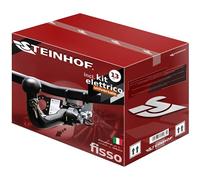 STEINHOF Nuovo gancio di traino estraibile orizzontale compatibile con Jep Patriot MK74 2007-2011 con 13-poli kit elettrico universale