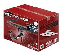 STEINHOF Nuovo gancio di traino estraibile verticale compatibile con Opel Mokka, Mokka X 2012-2019 con 7-poli kit elettrico universale