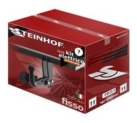 STEINHOF Nuovo gancio di traino fisso STEINHOF compatibile con Renault Clio II berlina due volumi 3/5-porte 07.2001-2005 con 7-poli kit elettrico universale