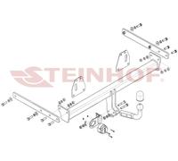 Gancio di traino fisso per Toyota Corolla E21 Touring Sports SW 22-+kit el. 13p