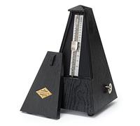 Steinmayer M-03G Metronomo con Campanello Nero, 40-208 battiti per minuto | Metronomo meccanico con campanello, Velocità regolabili, Tempi impostabili: 2/4, 4/4 e 6/4, Campanello disattivabile, 7 x 11