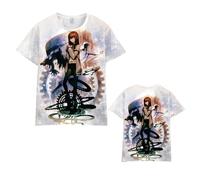 Steins;Gate Series Stampa Christina Nuova Stampa 3D Uomini Donne Moda Manga O Neck Magliette Streetwear