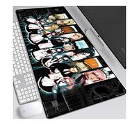 Steins Gate Tappetino per XXL Mouse da Gioco - Gaming Mousepad Extra Grande 800 x 300mm - Pad 3mm con Base in Gomma Antiscivolo - Spessore 3mm Anime Tappetino Mouse, D